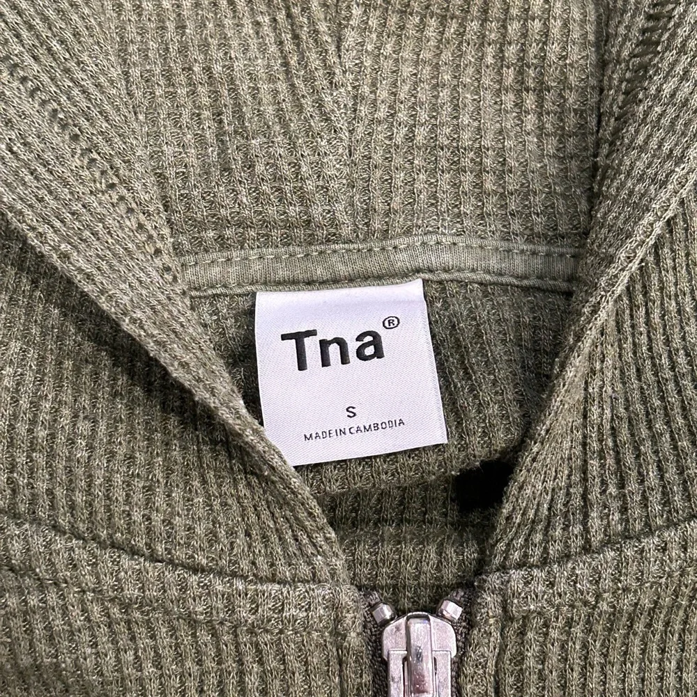 TNA Olive Green Hooded Sweater - Picture 3 of 3